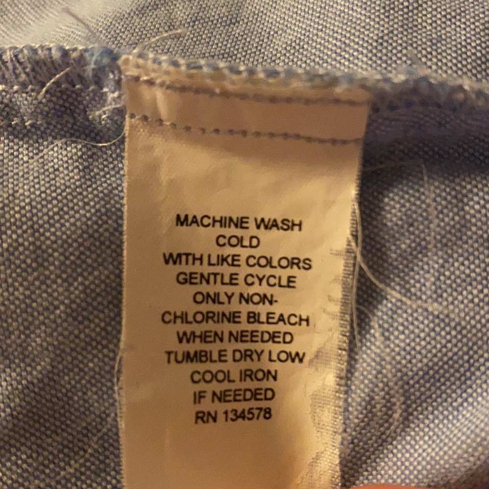 Light Blue Vineyard Vines Collared Button Down Si… - image 5